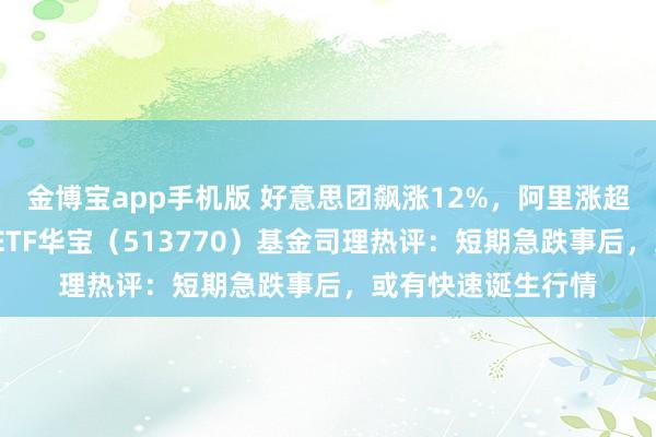 金博宝app手机版 好意思团飙涨12%，阿里涨超6%！港股互联网ETF华宝（513770）基金司理热评：短期急跌事后，或有快速诞生行情