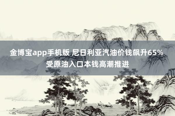 金博宝app手机版 尼日利亚汽油价钱飙升65% 受原油入口本钱高潮推进