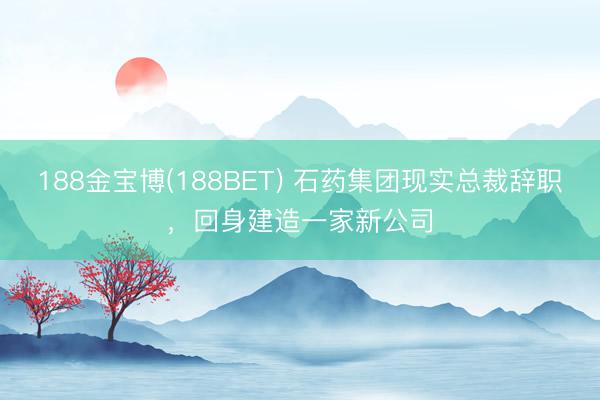 188金宝博(188BET) 石药集团现实总裁辞职，回身建造一家新公司